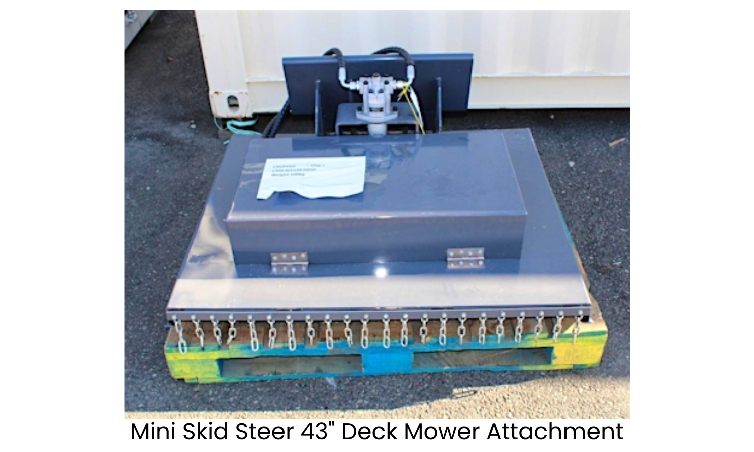 Mini Skid Steer 43 Deck Mower Attachment